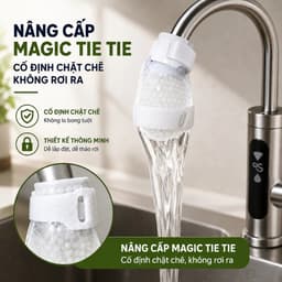 Combo 10 Túi lọc vòi nước đa năng, giữ cặn bẩn tạp chất Cải thiện chất lượng nước sinh hoạt Cho vòi bếp phòng tắm 1