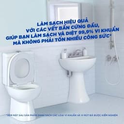 Combo 3 Chai Nước Tẩy Rửa Nhà Tắm Duck Siêu Tẩy Pro 900ml – Làm Sạch Vết Bẩn, Cặn Bám 6