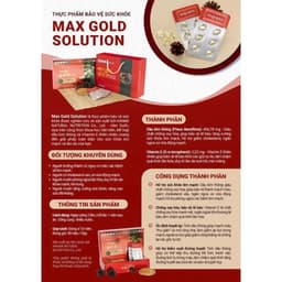 Viên uống dầu Max Gold Solution Thông đỏ Hàn Quốc Made in Korea 4