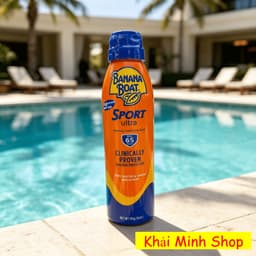 Banana Boat Sport Xịt Chống Nắng SPF 65 170g – Mẫu Mới 2026 – Hàng Mỹ Chính Hãng 2