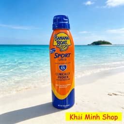Banana Boat Sport Xịt Chống Nắng SPF 65 170g – Mẫu Mới 2026 – Hàng Mỹ Chính Hãng 1
