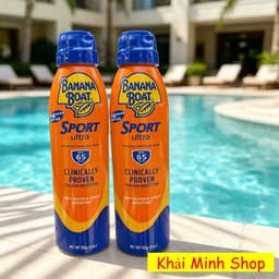 Banana Boat Sport Xịt Chống Nắng SPF 65 170g – Mẫu Mới 2026 – Hàng Mỹ Chính Hãng 3