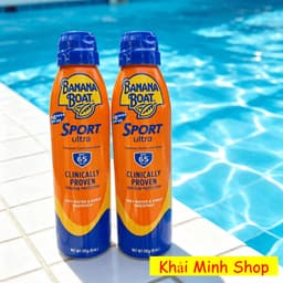 Banana Boat Xịt Chống Nắng 170g – Sport SPF 65 Mẫu Mới 2026 / Kids SPF 50 – Hàng Mỹ Chính Hãng 6
