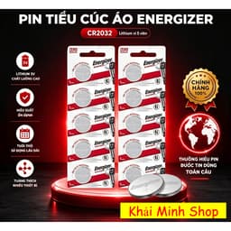 Pin Cúc Áo Energizer CR2032 Lithium 3V – Vỉ 5 Viên – Hàng Chính Hãng 1