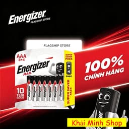 Combo 2 Vỉ Pin AAA Energizer E92 BP8+4 – 24 Viên (8 Tặng 4) – Pin 1.5V Chính Hãng 3