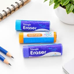 Combo 20 cục tẩy tam giác, tẩy siêu mịn, gôm tẩy sạch nhanh trơn chu, vụn se lại thành sợi không rách giấy 7