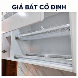 Kệ úp bát đĩa cố định inox 304 Eurogold, Giá để chén bát tủ trên BẾP CHÂU ÂU 6