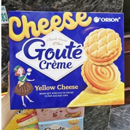 Bánh Goute Mè /Hạt /Dâu Sữa Chua/Bơ Đậu Phộng Orion Hộp Giấy 8