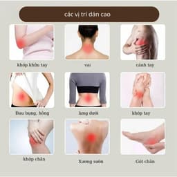 [HÀNG LOẠI 1] Combo 6 túi 300 miếng dán nóng ngải cứu giảm đau nhức cơ thể, vai gáy, đau cơ 8