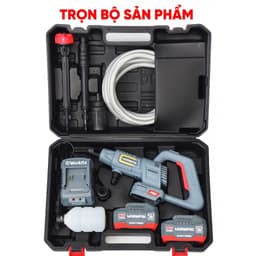 Máy Rửa Xe Pin 10Cell Workfix WF-PW3820BL, Nút Cảm Ứng Chỉnh Tốc, Công Tắc Bóp, Động Cơ Không Chổi Than 9