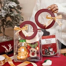 Túi quai da set quà tết, đựng quà trang trí quà noel, valentine 8