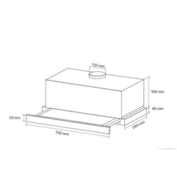 Máy Hút Mùi Âm Tủ CANZY  CZ-H1070AT 4