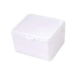 Hộp đựng thẻ sưu tập-đựng đồ đa năng nắp cài màu trắng 3 kích thước 6