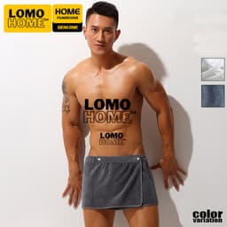 Khăn tắm dành riêng cho nam LOMO cao cấp vải nhung san hô siêu thấm hút, nhanh khô | Size 30*140, 40*140, 70*140 cm 2