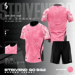 [STRIVEND GO SG02] Bộ Quần Áo Bóng Đá Nam Nữ Người Lớn Bigsize | Size S–6XL, 10–150KG | Thoáng Mát Co Giãn 8