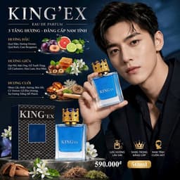 Nước hoa nam King's Ex - SANG TRỌNG, LỊCH LÃM, NAM TÍNH, CUỐN HÚT (50ML) 7