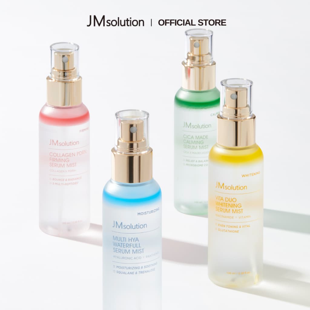JMsolution Serum Mist Tinh Chất Xịt Dưỡng Da 2 Lớp 100ml Cấp Ẩm  Làm Dịu Săn Chắc Rạng Rỡ tặng 1 MasK B5