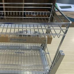 Kệ đựng chai lọ gia vị inox 304 nan vuông Eurogold 8