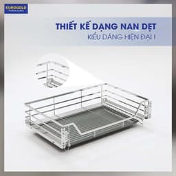 Gía đựng xoong nồi inox 304 nan dẹt Eurogold 6