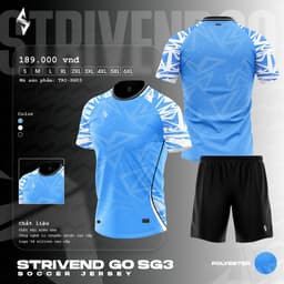[STRIVEND GO SG03] Bộ Quần Áo Bóng Đá Nam Nữ Người Lớn Bigsize | Size S–6XL, 10–150KG | Thoáng Mát Co Giãn 8