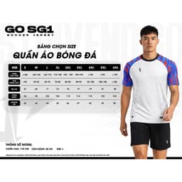 [STRIVEND GO SG03] Bộ Quần Áo Bóng Đá Nam Nữ Người Lớn Bigsize | Size S–6XL, 10–150KG | Thoáng Mát Co Giãn 2