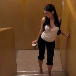 [ANNI.studio] Quần Lửng Umi Đen - Trắng Lai Nhún Bèo 7