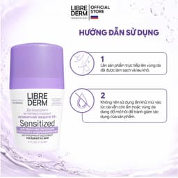 Lăn khử mùi khoáng tự nhiên Librederm Mineral Deodorant 50ml 6