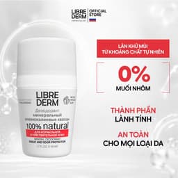Lăn khử mùi khoáng tự nhiên Librederm Mineral Deodorant 50ml 2