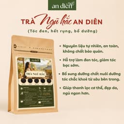 [TẶNG THÊM 10 GÓI] Trà ngũ hắc An Diên, hỗ trợ giảm bạc tóc, làm đen tóc, nuôi dưỡng chân tóc khoẻ hộp 30 gói 2