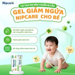 Gel bôi Nipcare Mild Itch Relief 15g - giảm ngứa, dịu da cho bé khi muỗi đốt, chàm sữa, hăm 2