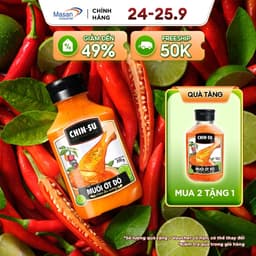 Chai Xốt Muối Ớt Chin-Su Đỏ Chai X 200Gr , dokhogiasi 1