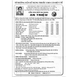 Cồn Xoa Bóp Đa Dụng An Triệu Giúp Giảm Đau Xương Khớp, Chân Tay Tê, Đau Bụng, Nhức Đầu (Chai 100ml) 2