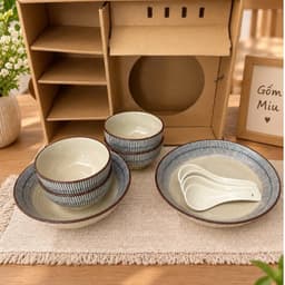 Bộ Bát Ăn Cơm  Gốm Míu Làm Quà Tặng Tân Gia, Quà Tặng Nhân Viên, Quà Cưới 8