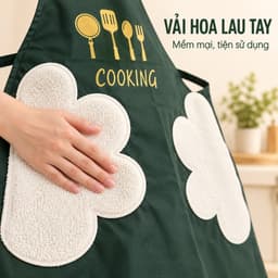 Tạp Dề Nhà Bếp JYoohome Chống Thấm Nước, Làm Bếp Có Túi Lớn Cho Nam Và Nữ Tạp Dề Bếp Nấu Ăn 5