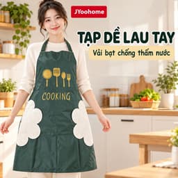 Tạp Dề Nhà Bếp JYoohome Chống Thấm Nước, Làm Bếp Có Túi Lớn Cho Nam Và Nữ Tạp Dề Bếp Nấu Ăn 1
