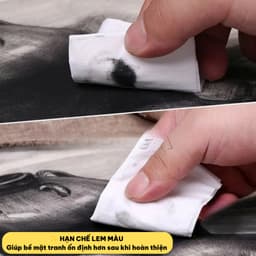 Chai Xịt Bảo Quản Tranh Kuelox 180ml 300ml | Xịt Fixative Giữ Màu Lâu Phai, Chống Bụi, Ẩm Mốc, Không Lem 5