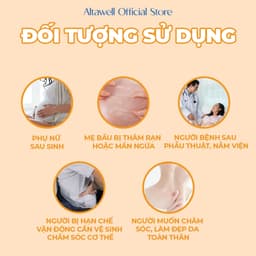 Khăn Y Tế Gừng Nghệ Altawell – Khử Mùi, Làm Sạch, Giữ Ấm – Mẹ Bầu, Sau Sinh 3