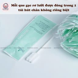 (Combo 3 hộp) Que Tưa Lưỡi Rơ Lưỡi Vệ Sinh Răng Miệng Cho Bé Botibokids Gạc Rơ Lưỡi Bé Sơ Sinh (Hộp 30 chiếc) Botibo 9