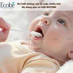 (Combo 3 hộp) Que Tưa Lưỡi Rơ Lưỡi Vệ Sinh Răng Miệng Cho Bé Botibokids Gạc Rơ Lưỡi Bé Sơ Sinh (Hộp 30 chiếc) Botibo 3