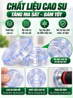 Bộ 2 miếng mút cao su xà đơn 4
