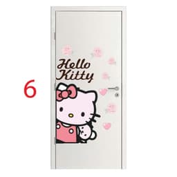 Decal sticker (Mẫu 1-9) dán cửa, hình dán cửa dễ thương, có sẵn keo dán 1