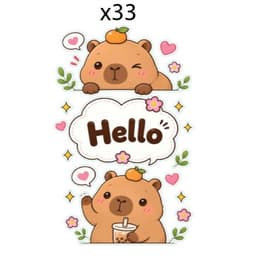 Mẫu (33-41) Decal sticker  dán cửa phòng, hình dán cửa dễ thương, có sẵn keo dán 1
