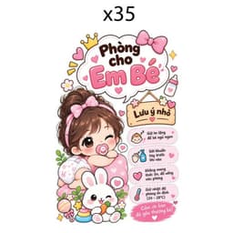 Mẫu (33-41) Decal sticker  dán cửa phòng, hình dán cửa dễ thương, có sẵn keo dán 7