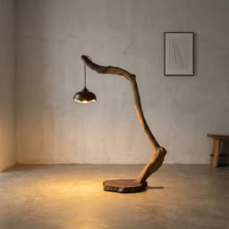 Đèn Cây Gỗ Lũa Tự Nhiên Kèm Dây Và Bóng – Đèn Đọc Sách, Đèn Trang Trí Phòng Trà 5