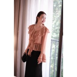 Áo Bèo Tầng Dài Tay Bo Chun Eo Chất Chiffon Hàn Mềm Rủ MACI MCAADNA0413 Thời Trang Nữ Thiết Kế 9