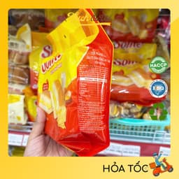 Bánh Bông Lan Tầng Kem Phô Mai Solite 115g (5 Gói x 23g) - Thích Ăn Vặt 5
