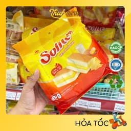 Bánh Bông Lan Tầng Kem Phô Mai Solite 115g (5 Gói x 23g) - Thích Ăn Vặt 4