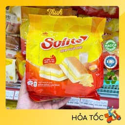 Bánh Bông Lan Tầng Kem Phô Mai Solite 115g (5 Gói x 23g) - Thích Ăn Vặt 2