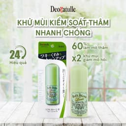 Nhập Khẩu Chính Hãng - Lăn Khử Mùi Đá Khoáng Soft Stone Deonatulle 20g màu xanh 5
