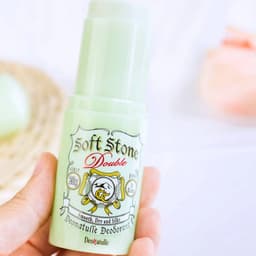 Nhập Khẩu Chính Hãng - Lăn Khử Mùi Đá Khoáng Soft Stone Deonatulle 20g màu xanh 4